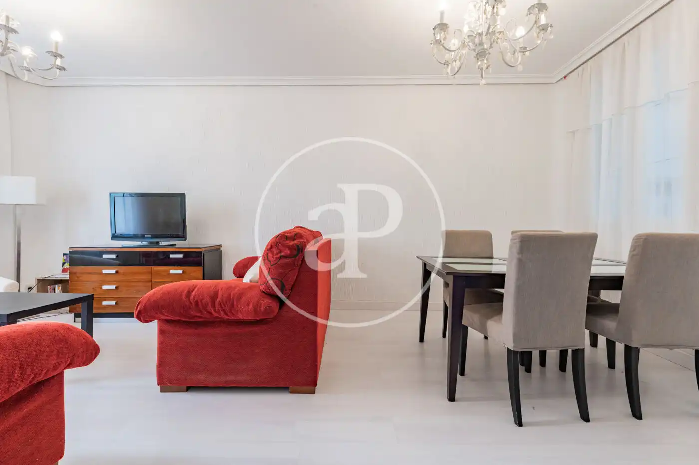 Sala de estar de Piso en venta en Madrid con Calefacción y Amueblado