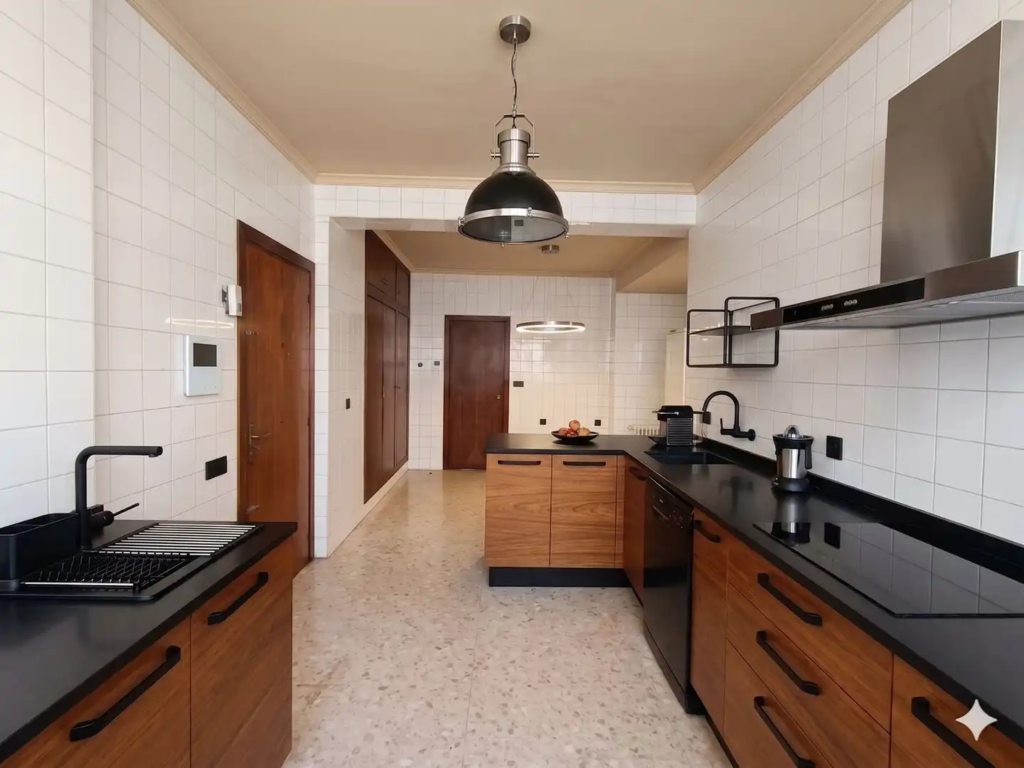 Kitchen of Flat for sale in Oviedo   with Heating, Terrace and Storage room