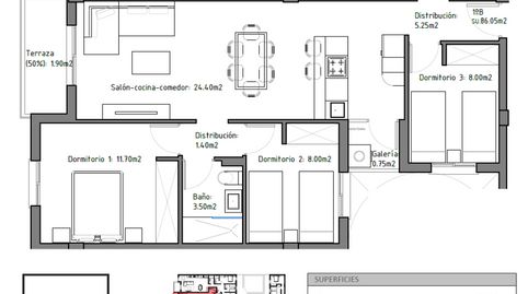 Foto 2 de Apartament en venda a San Isidro, Alicante