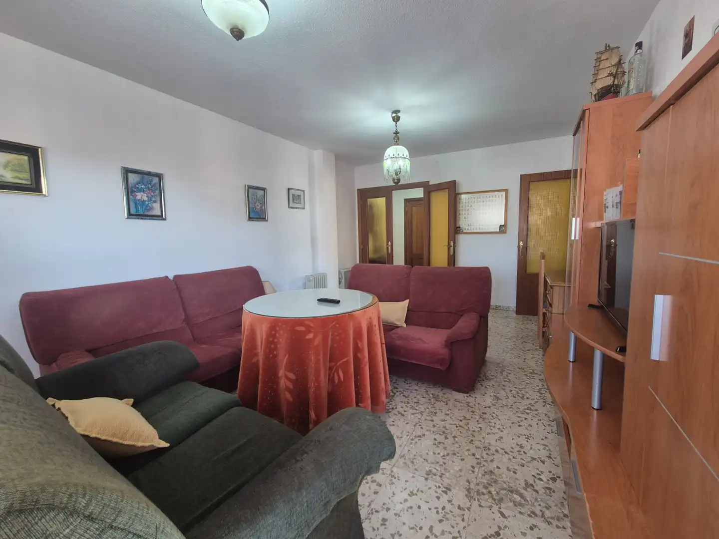Sala de estar de Piso en venta en Badajoz con Aire acondicionado, Calefacción y Jardín privado