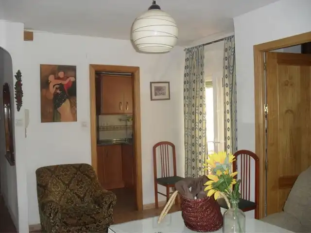 Sala d'estar de Pis de lloguer en Granada amb Aire condicionat, Moblat i Rentadora
