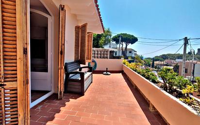 Terrassa de Apartament de lloguer en Caldes d'Estrac amb Aire condicionat, Calefacció i Parquet