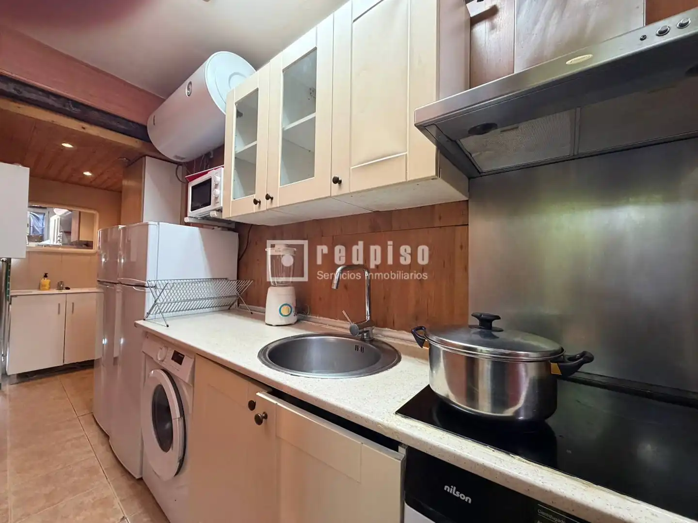 Küche von Wohnung zur Miete in Madrid mit Klimaanlage, Heizung und Terrasse