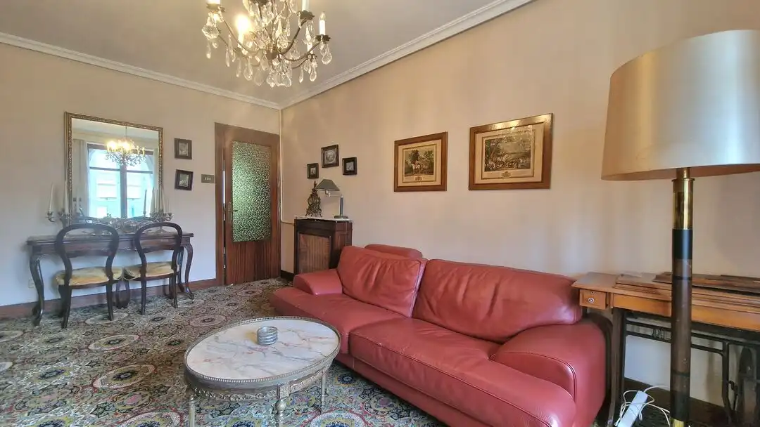 Sala de estar de Piso en venta en Donostia - San Sebastián  con Calefacción y Balcón