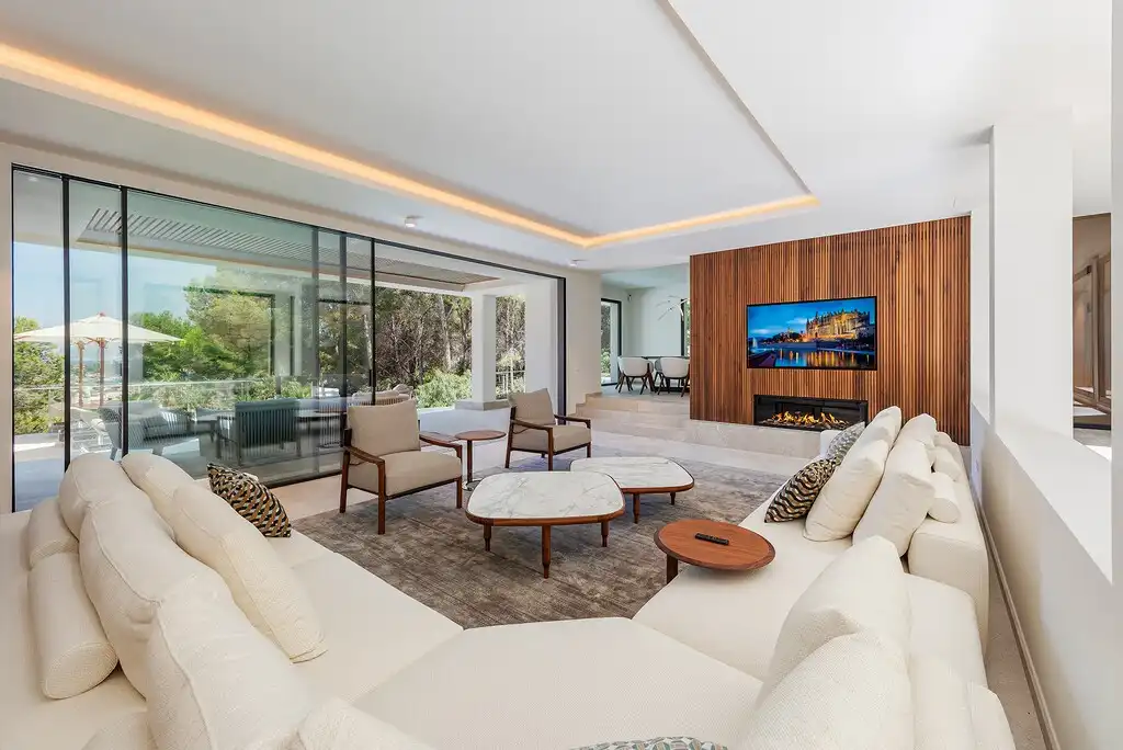 Living room of Houses for sale in Calvià  with Air Conditioner, Heating and Private garden