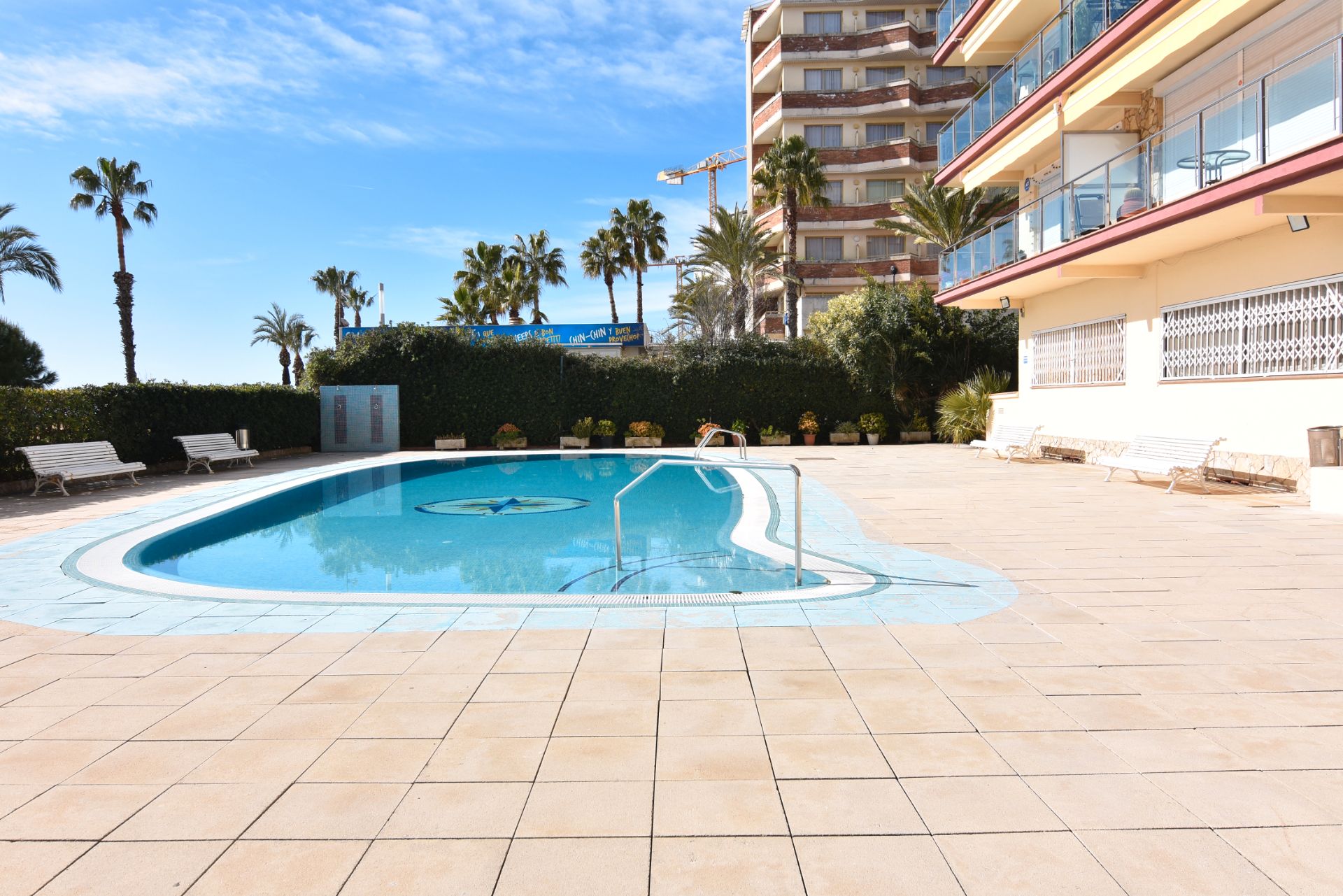 Swimming pool of Flat for sale in Santa Susanna  with Air Conditioner, Balcony and Community pool