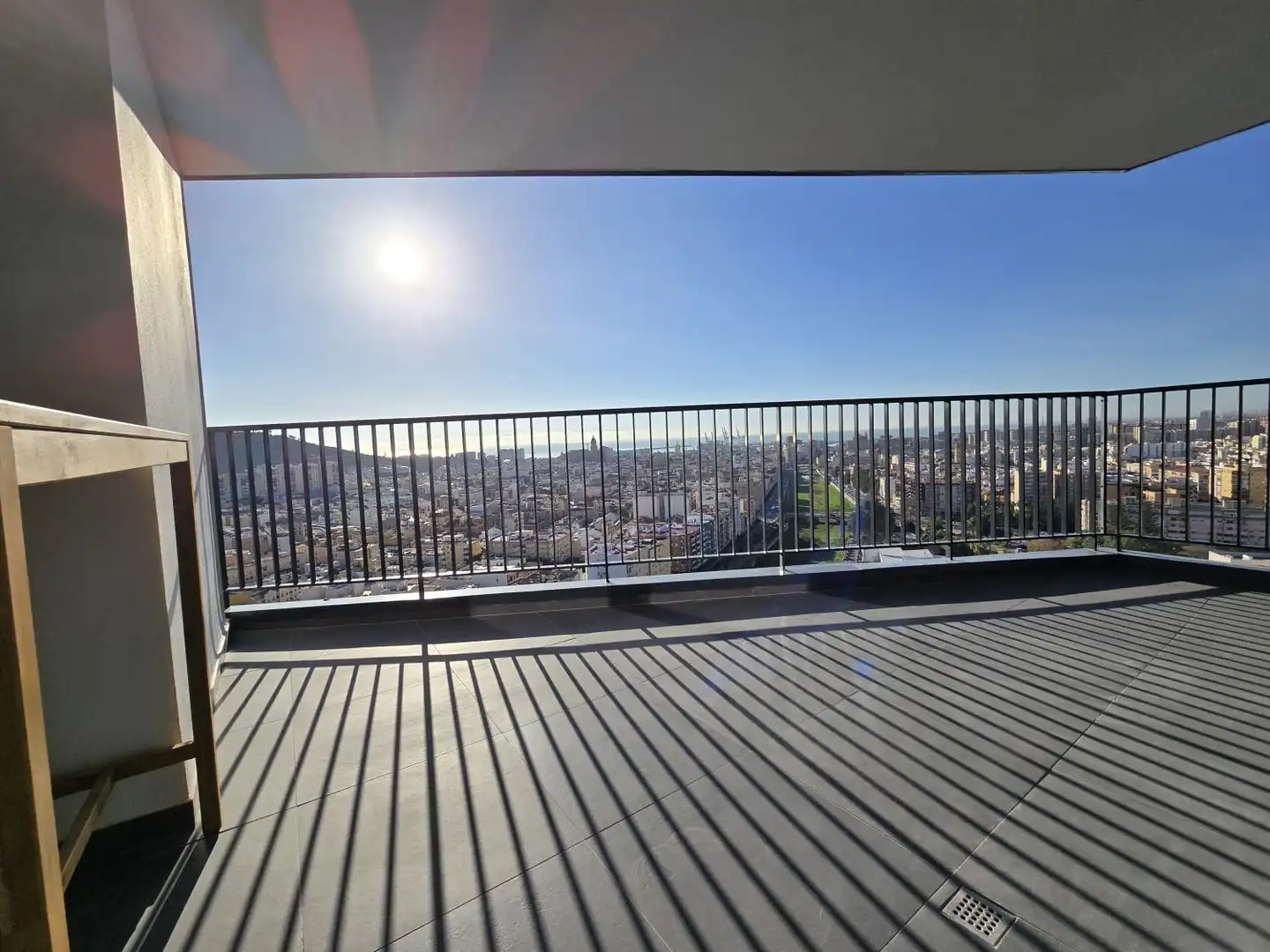 Terrasse von Wohnung zur Miete in Málaga mit Klimaanlage, Heizung und Terrasse