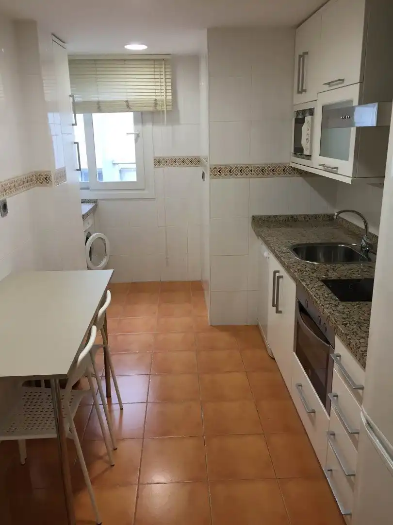Kitchen of Flat for rent in Algeciras  with Air Conditioner, Furnished and Community pool