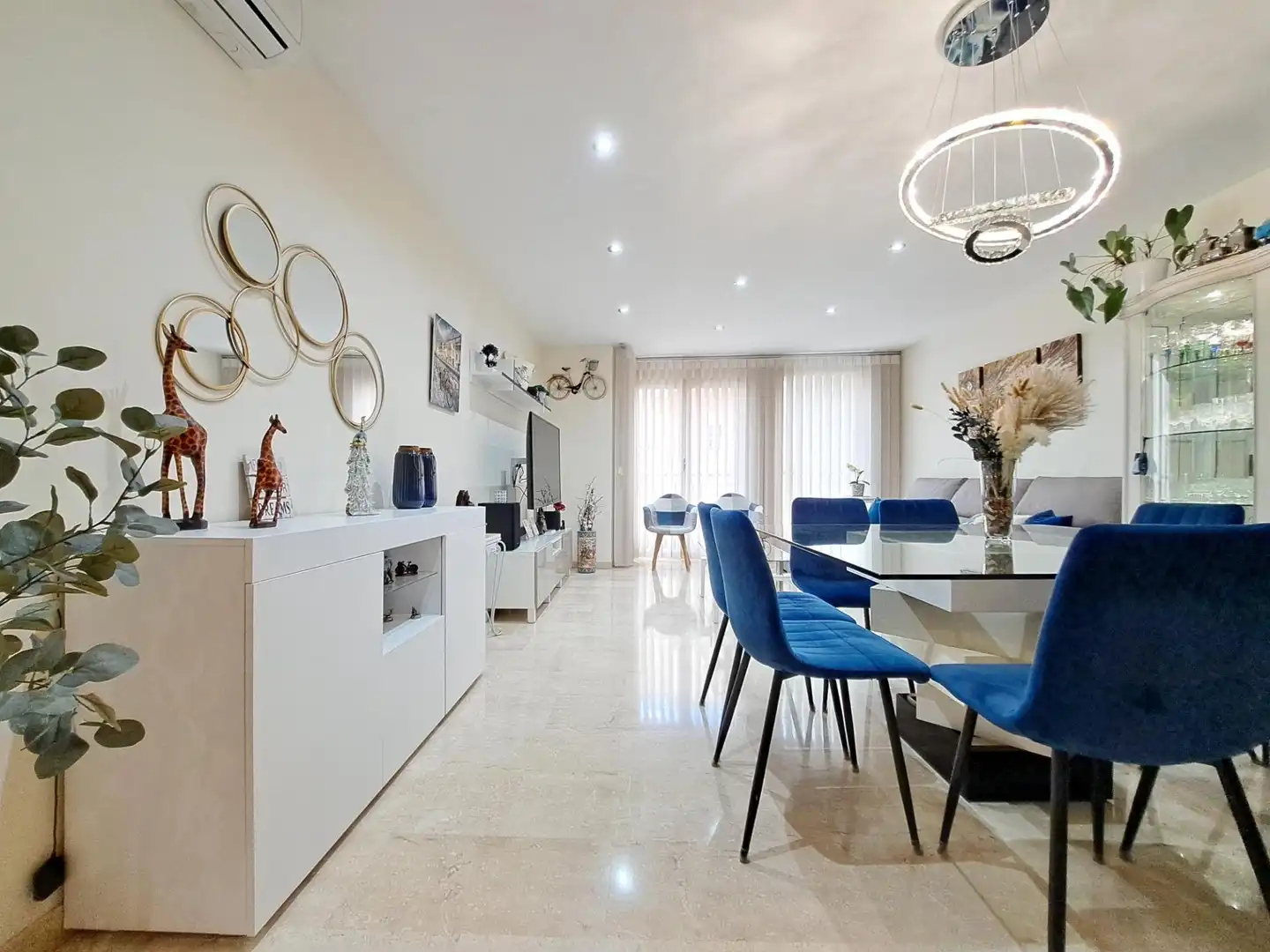 Esszimmer von Wohnung zum Verkauf in Alzira mit Klimaanlage und Balkon