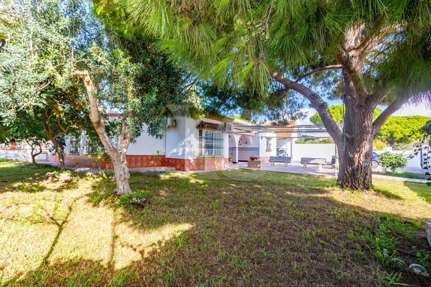 Garden of Houses for sale in Chiclana de la Frontera