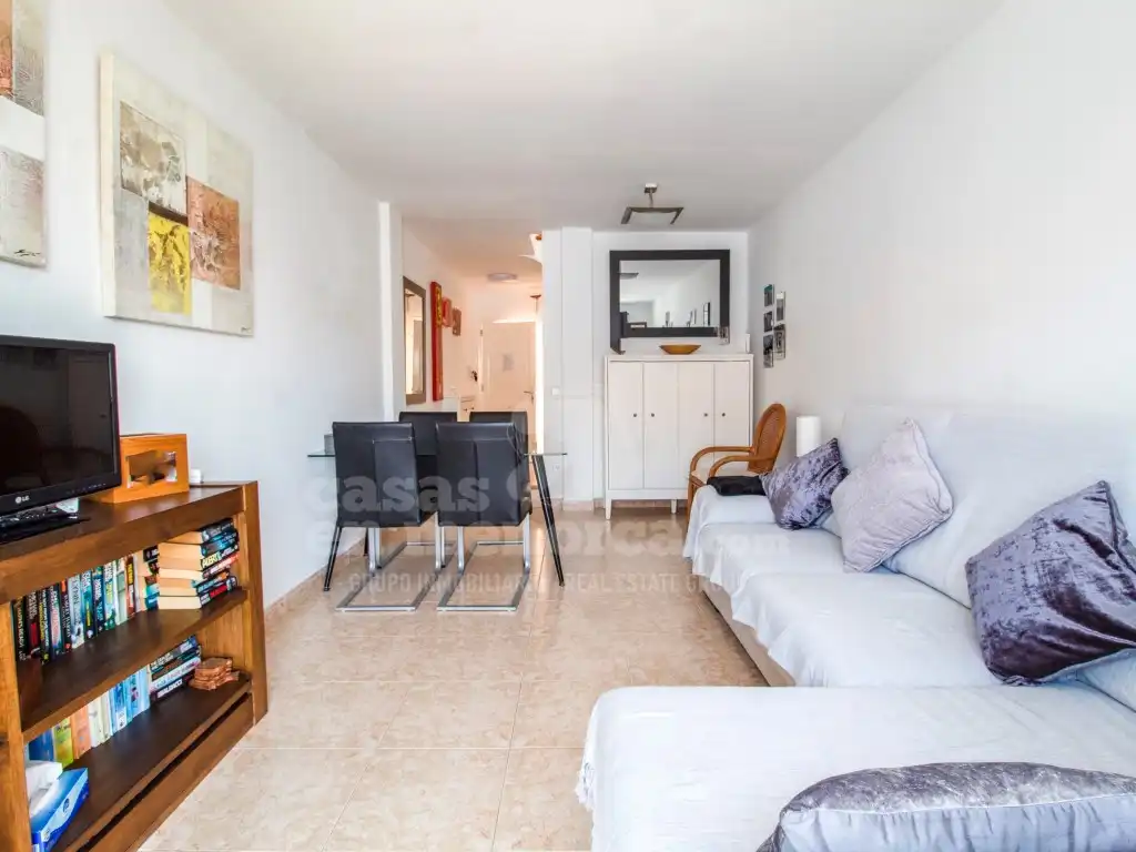 Living room of Apartments for sale in Es Castell  with Air Conditioner, Terrace and Swimming Pool
