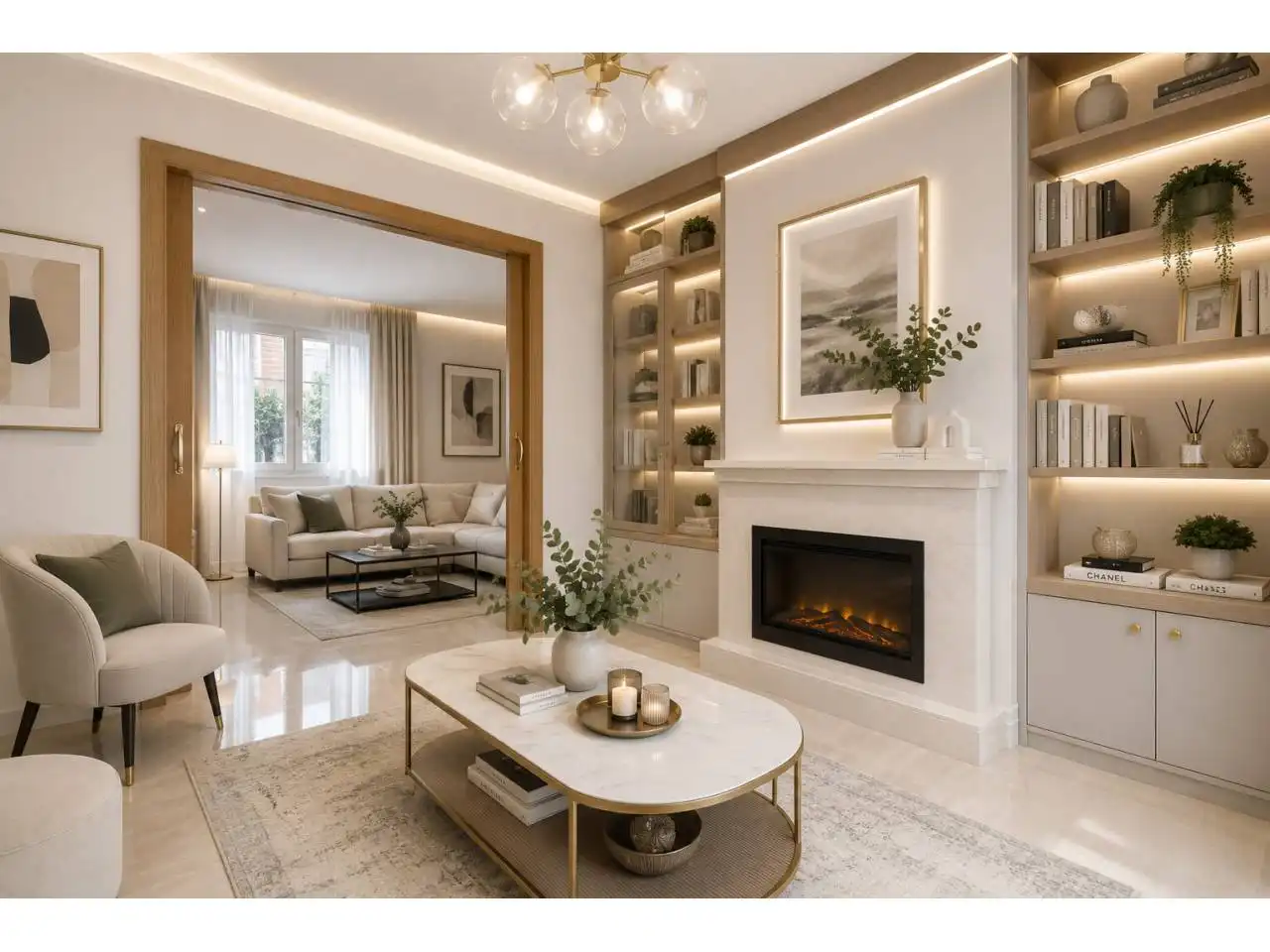 Living room of Houses for sale in El Masnou  with Heating, Private garden and Terrace