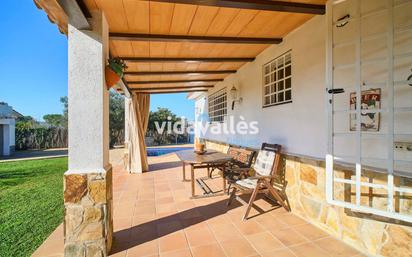 Exterior view of House or chalet for sale in Santa Eulàlia de Ronçana  with Heating, Private garden and Terrace