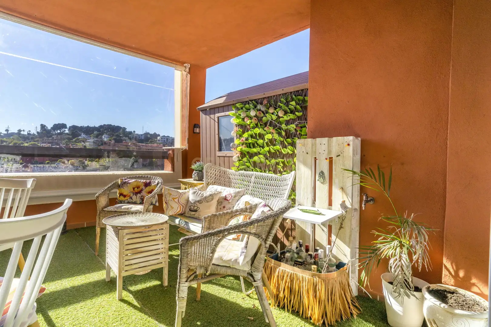 Terrasse von Wohnung zum Verkauf in Marbella mit Balkon und Gemeinschaftspool