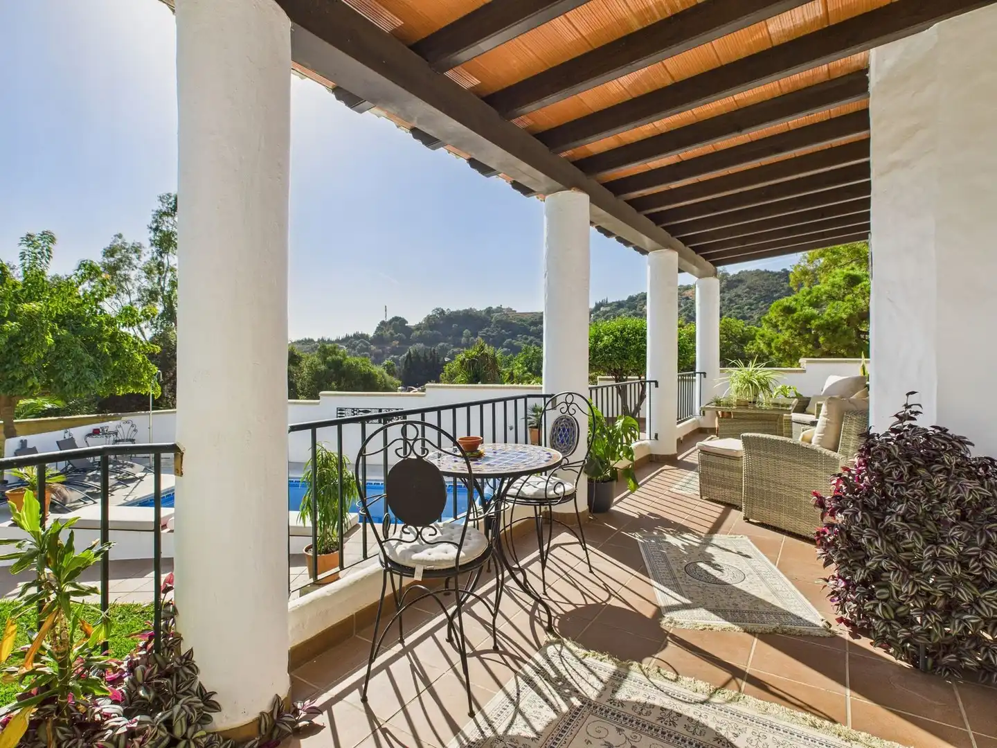 Terraza de Casa o chalet en venta en Estepona con Aire acondicionado, Terraza y TV