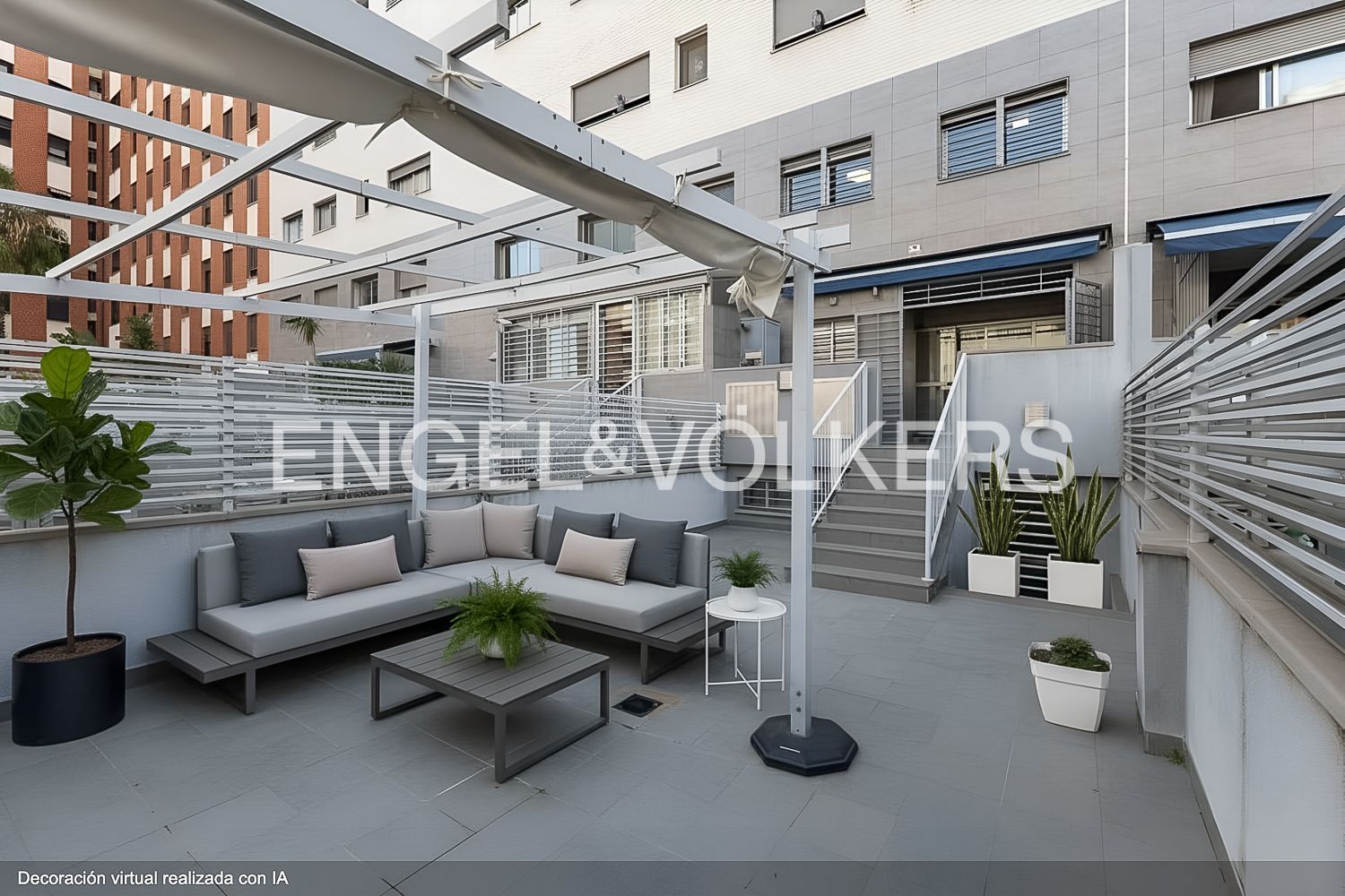 Terrassa de Apartament en venda en  Valencia Capital amb Aire condicionat, Calefacció i Jardí privat