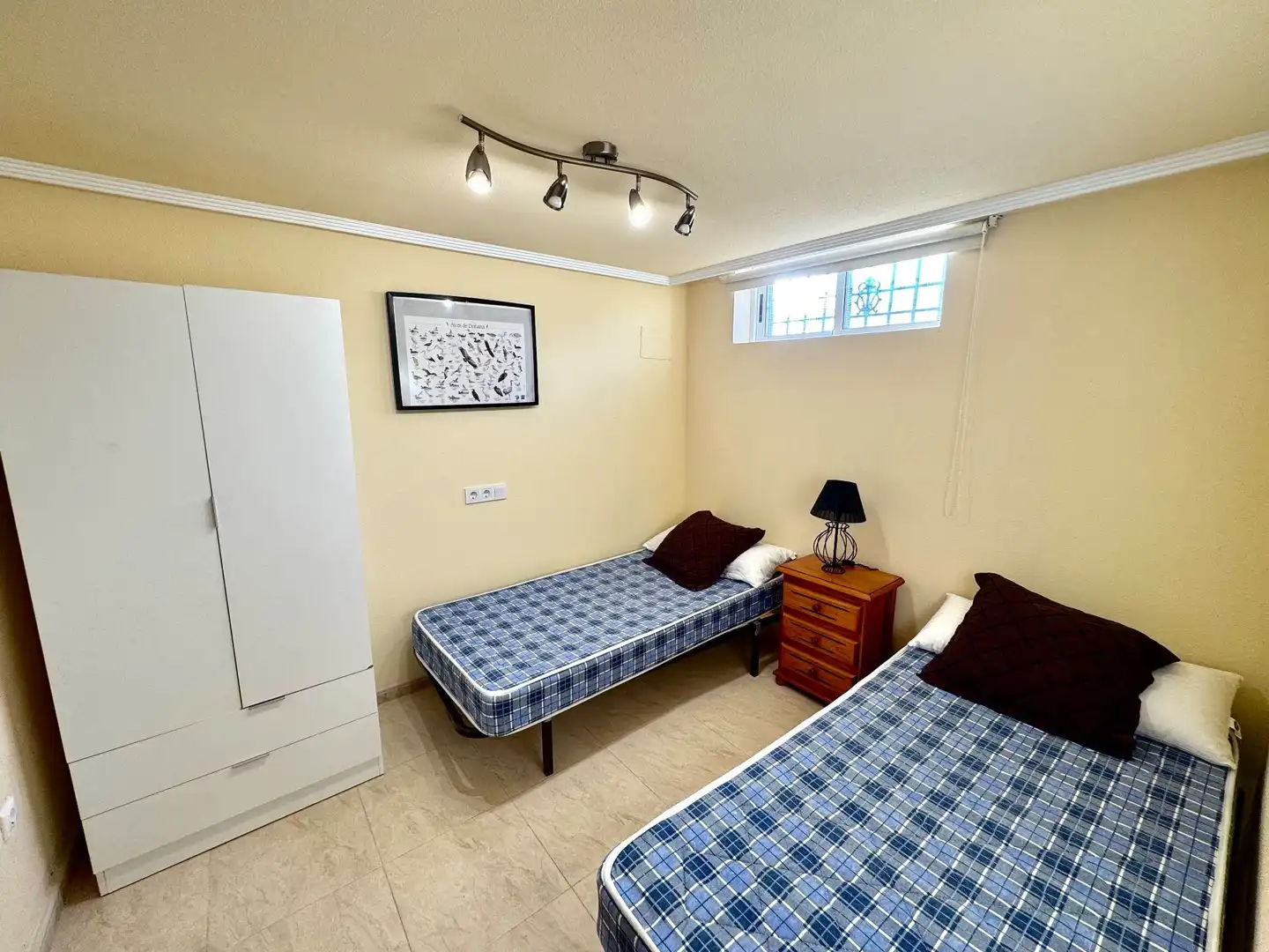 Schlafzimmer von Haus oder Chalet zur Miete in Guardamar del Segura mit Klimaanlage, Privatgarten und Terrasse