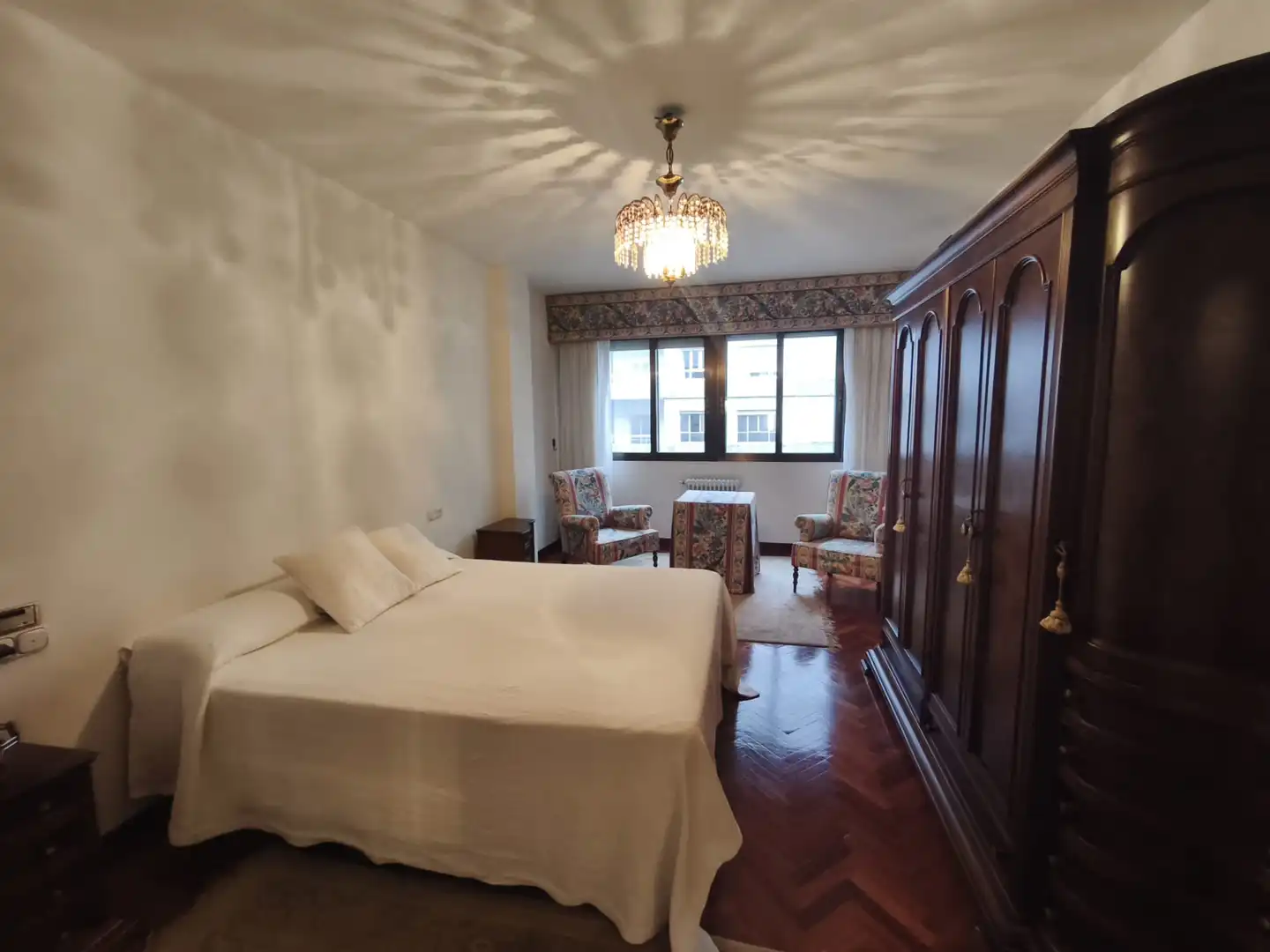Bedroom of Flat for sale in Ourense Capital   with Heating, Parquet flooring and Storage room