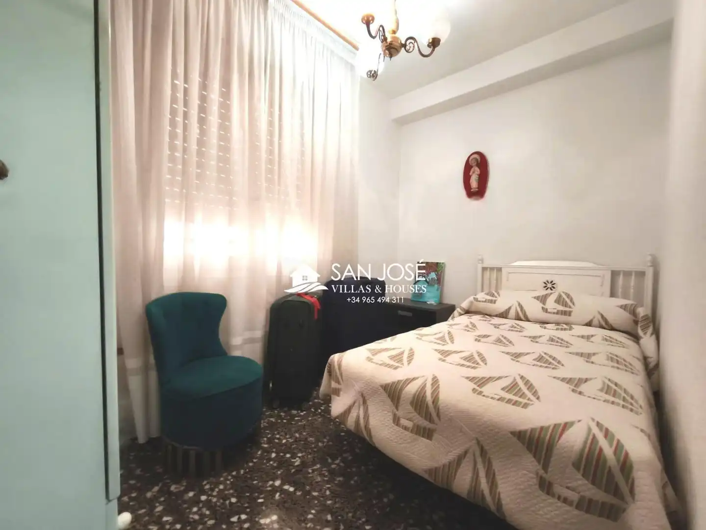 Bedroom of Flat for sale in Aspe  with Furnished and Balcony