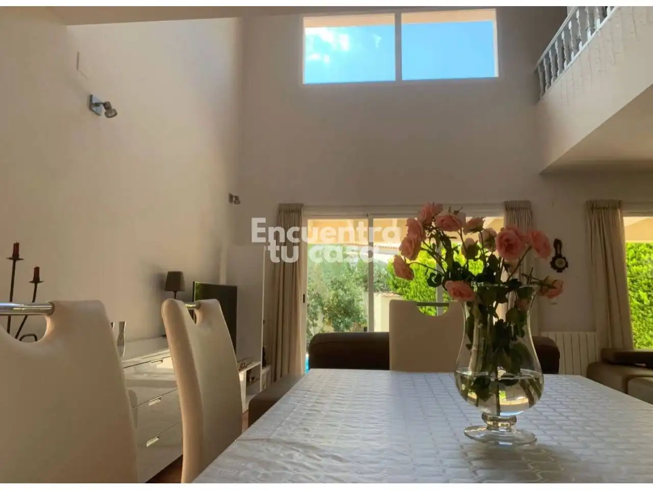 Comedor de Casa adosada de alquiler en Altea con Aire acondicionado, Calefacción y Jardín privado