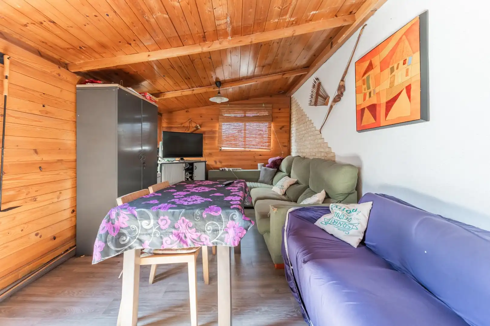 Living room of Flat for sale in Mollet del Vallès  with Air Conditioner, Heating and Parquet flooring