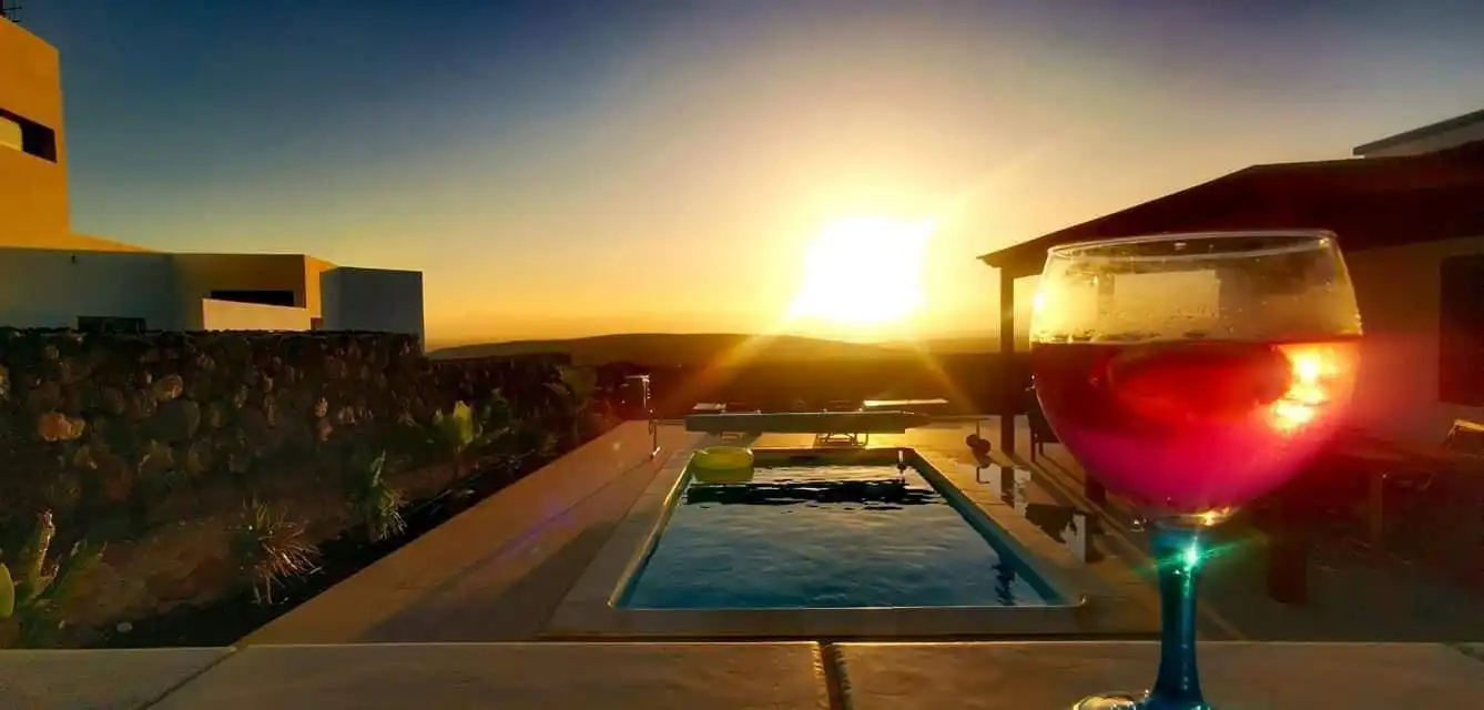 Swimming pool of Houses for sale in La Oliva  with Air Conditioner, Private garden and Terrace