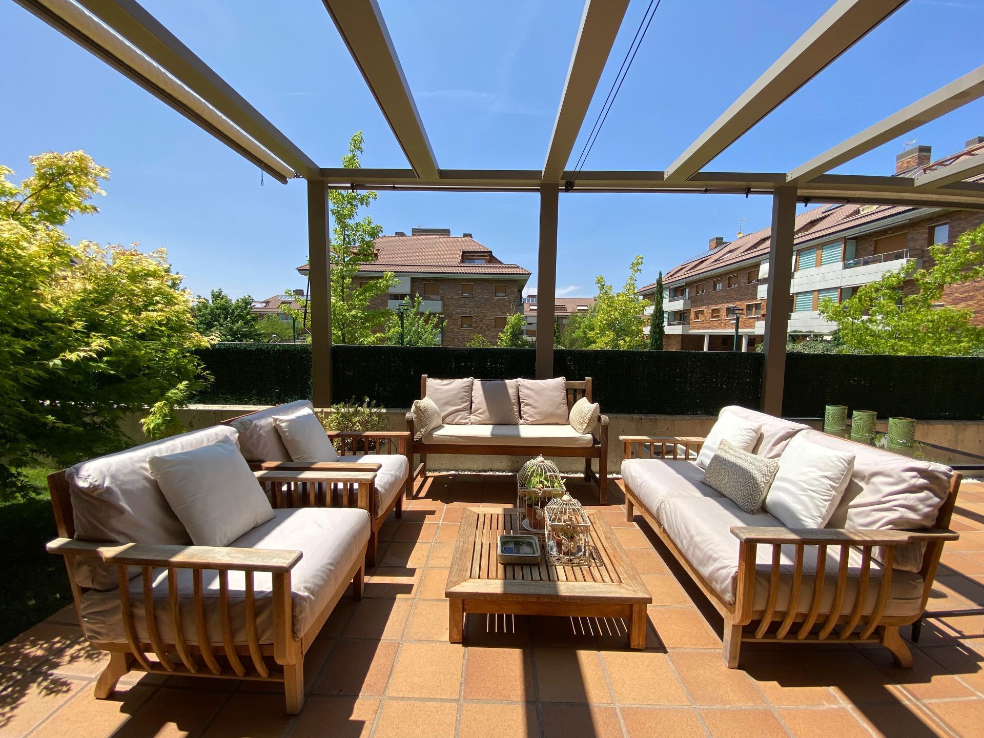 Terrace of Flat for sale in Boadilla del Monte  with Air Conditioner, Heating and Private garden