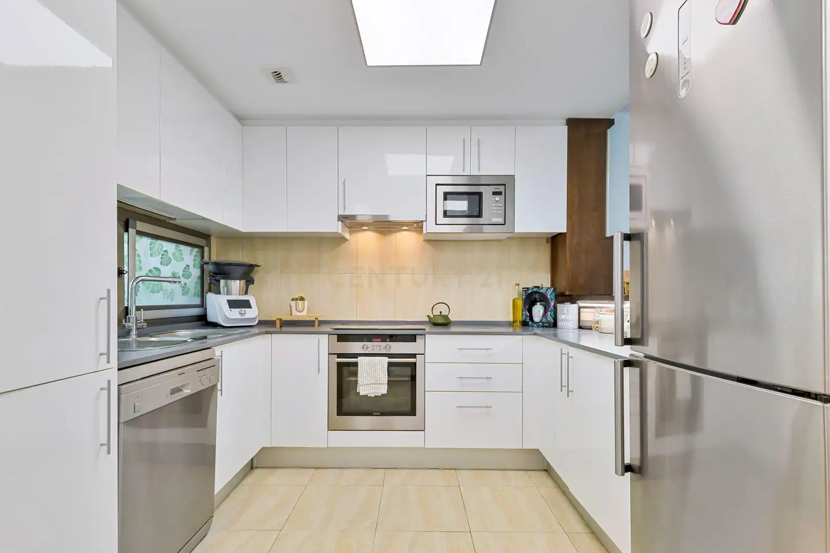 Cocina de Apartamento en venta en Mijas con Aire acondicionado, Jardín privado y Trastero