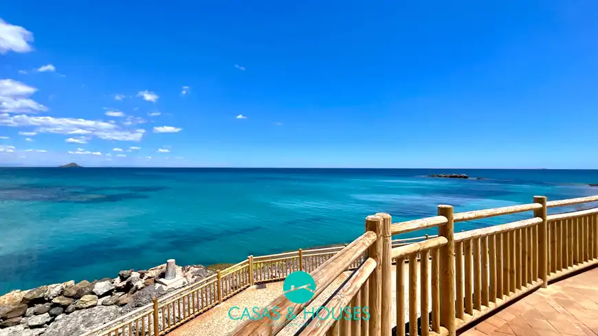 Exterior view of Flat for sale in La Manga del Mar Menor  with Air Conditioner, Terrace and Furnished
