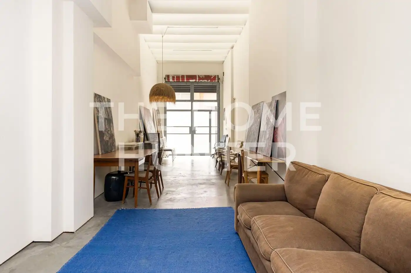 Wohnzimmer von Loft zum Verkauf in Barcelona mit Klimaanlage, Heizung und Möbliert