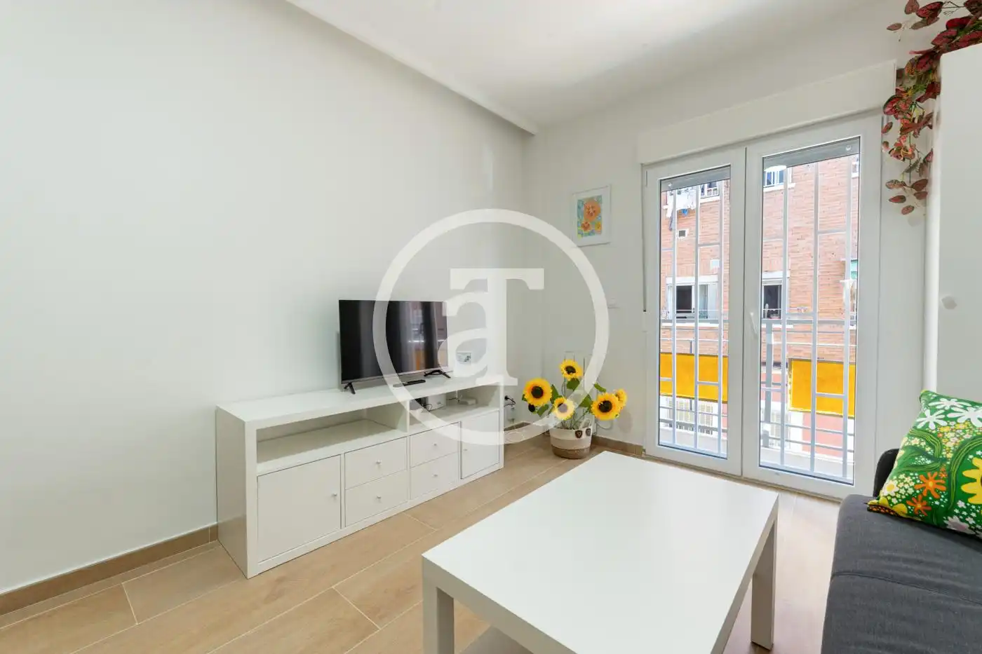Sala de estar de Piso de alquiler en Madrid con Aire acondicionado, Calefacción y Amueblado