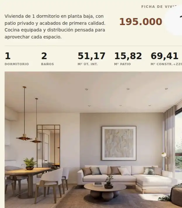 Apartament amb terrassa en venda a Calle Ermita 45, imagen 2