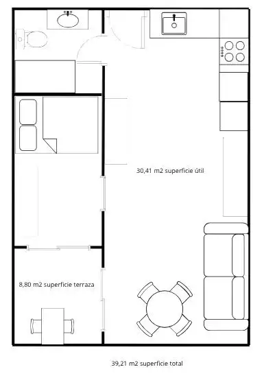 Schlafzimmer von Wohnung zum Verkauf in Mijas mit Klimaanlage, Heizung und Terrasse