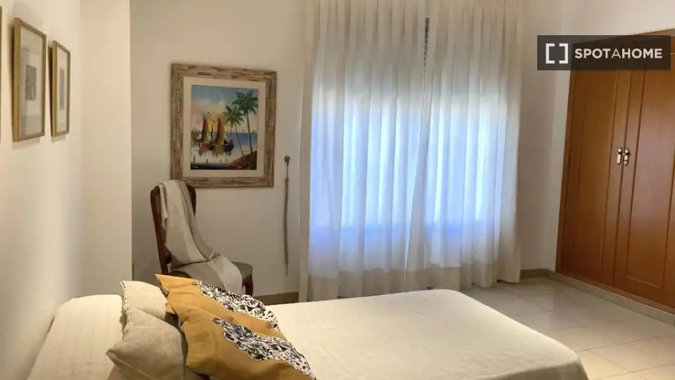 Bedroom of Flat for rent in Almussafes  with Air Conditioner, Heating and Furnished