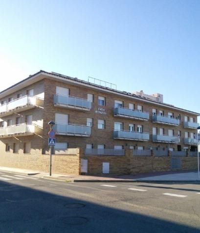 Exterior view of Apartment for sale in L'Aldea  with Air Conditioner, Private garden and Parquet flooring