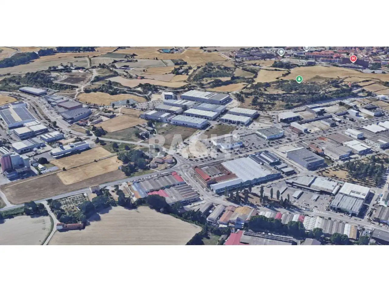 Vista exterior de Nau industrial de lloguer en Vic