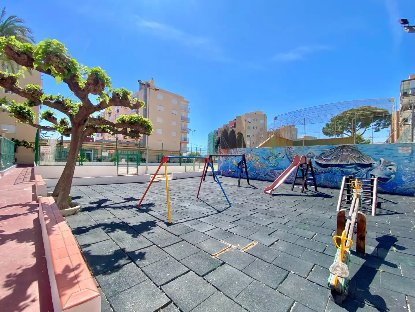 Parking of Flat for sale in La Pobla de Farnals  with Air Conditioner, Private garden and Balcony