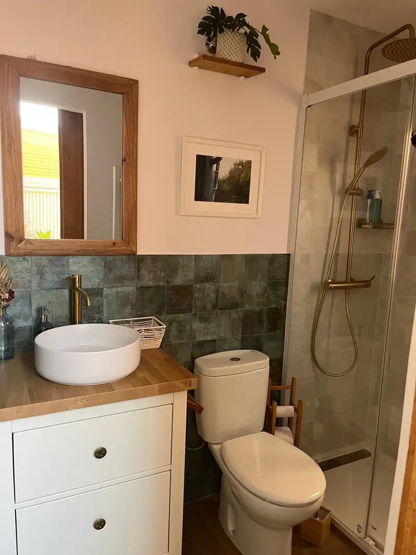 Baño de Casa adosada de alquiler en Madrid con Calefacción, Jardín privado y Amueblado
