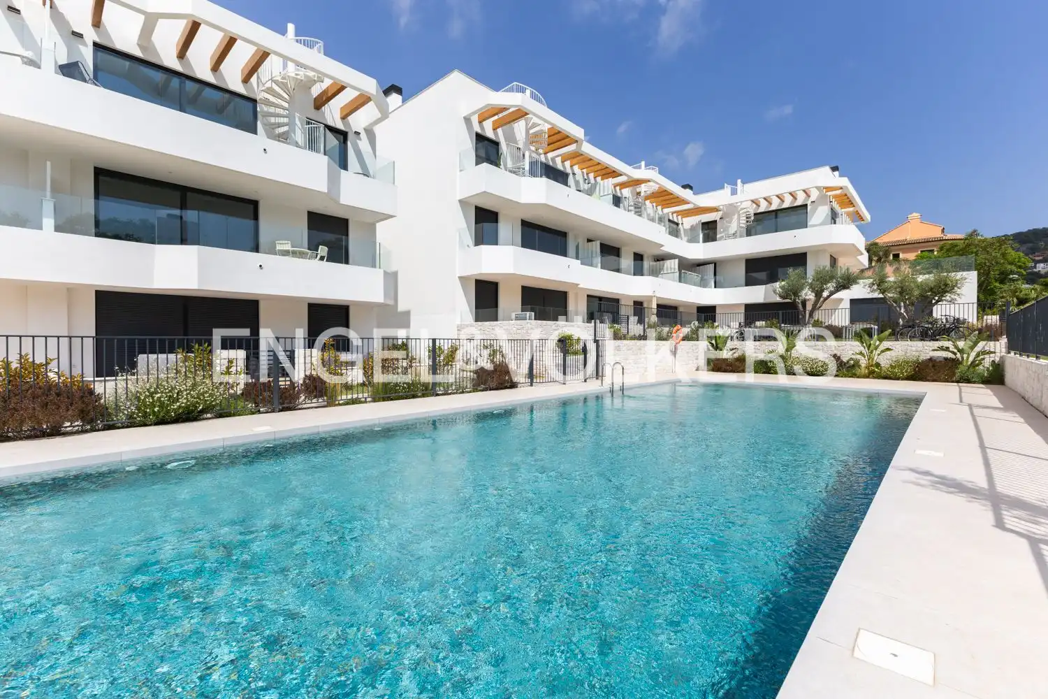Swimming pool of Flat for rent in Jávea / Xàbia  with Air Conditioner, Heating and Terrace
