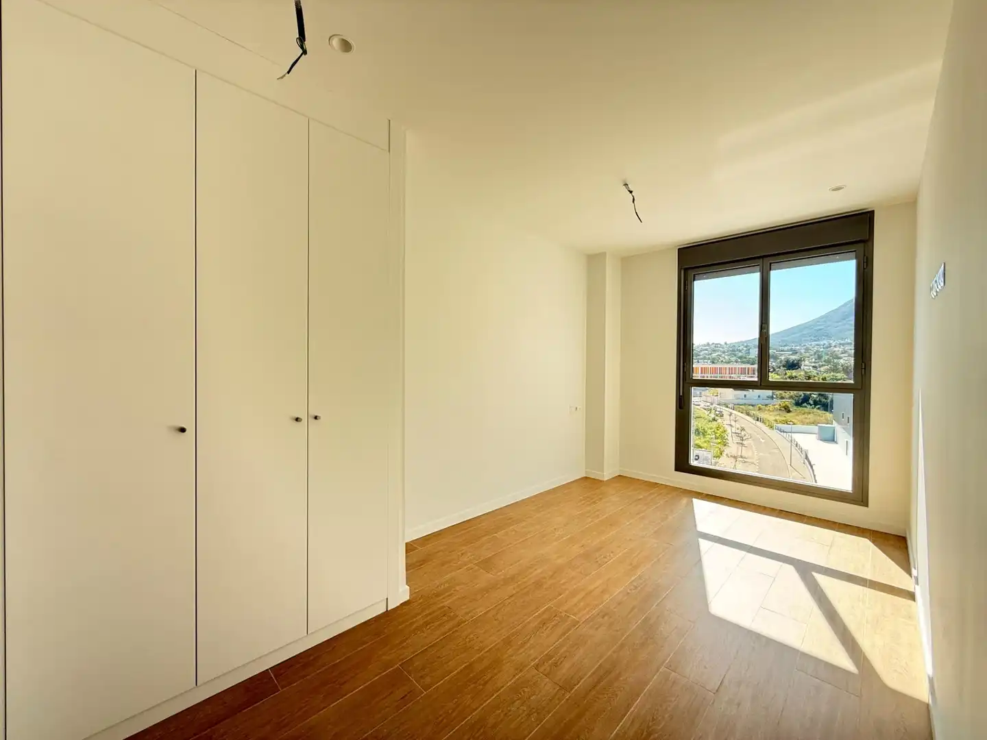 Schlafzimmer von Dachboden zum Verkauf in Dénia mit Klimaanlage, Privatgarten und Terrasse