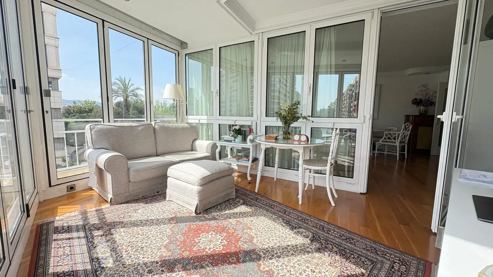 Sala de estar de Piso en venta en Murcia con Aire acondicionado y Balcón