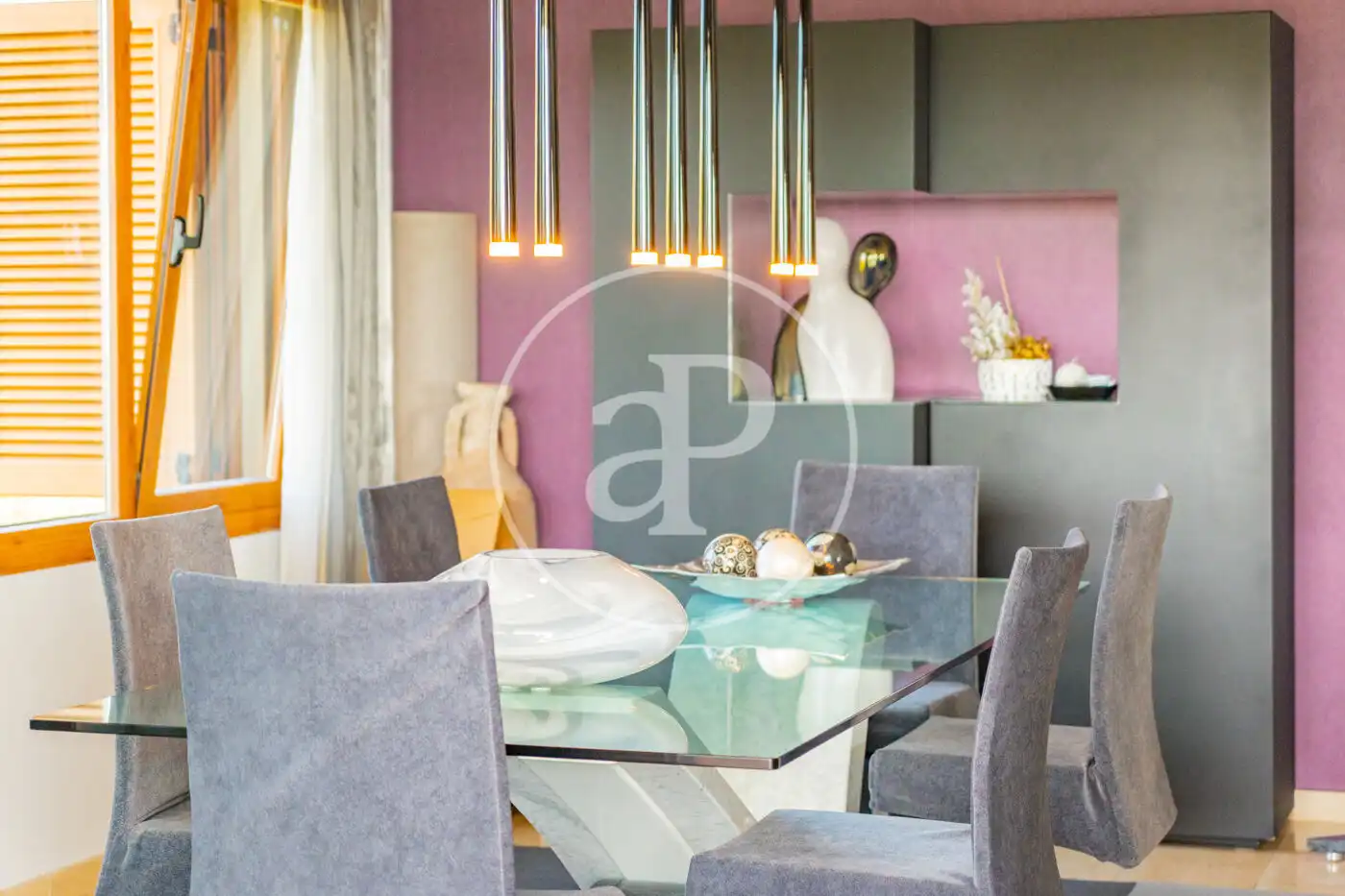 Esszimmer von Dachboden zum Verkauf in Calvià mit Klimaanlage, Heizung und Terrasse