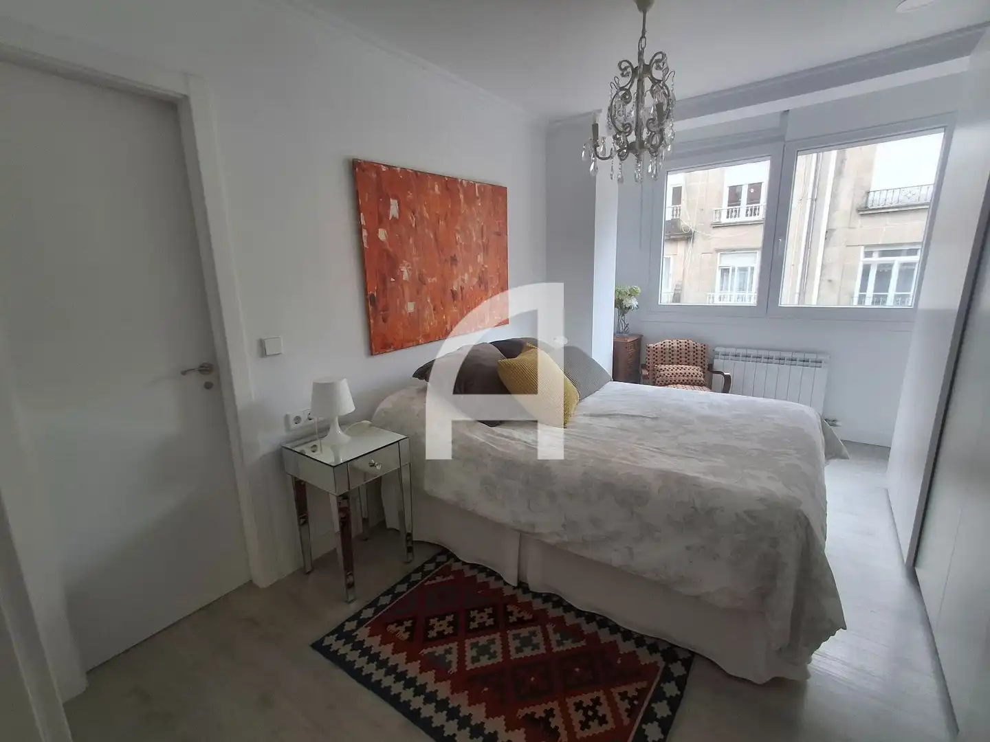 Bedroom of Flat for sale in Vigo   with Heating and Furnished