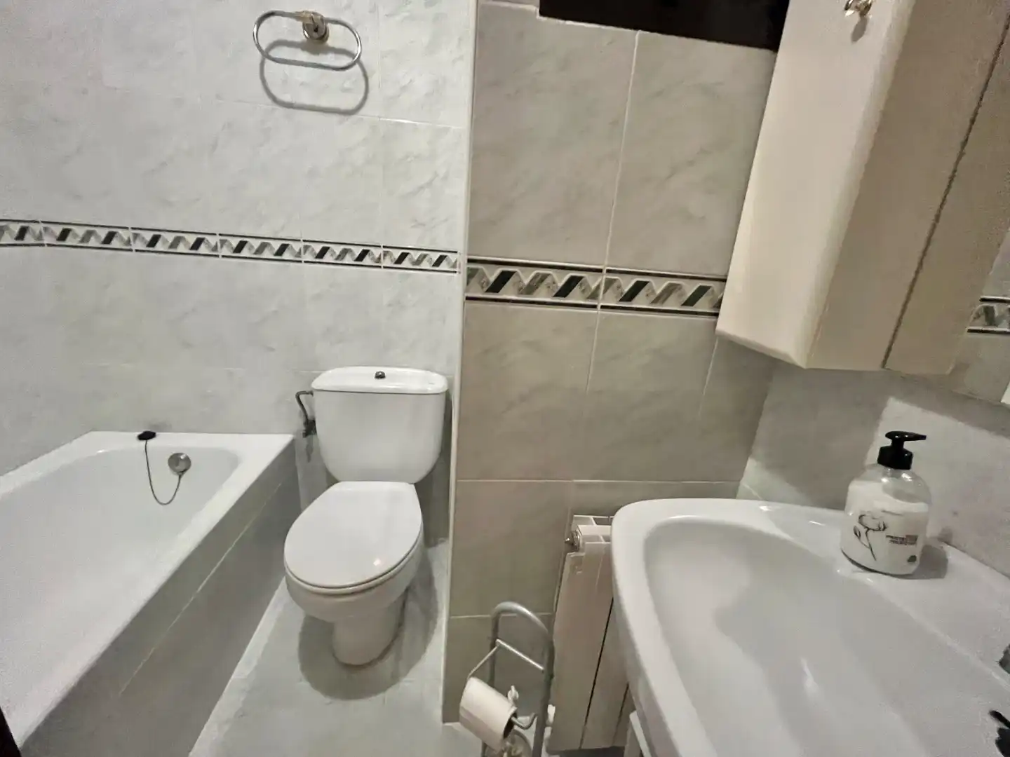 Bany de Pis de lloguer en Plasencia amb Aire condicionat, Calefacció i Moblat