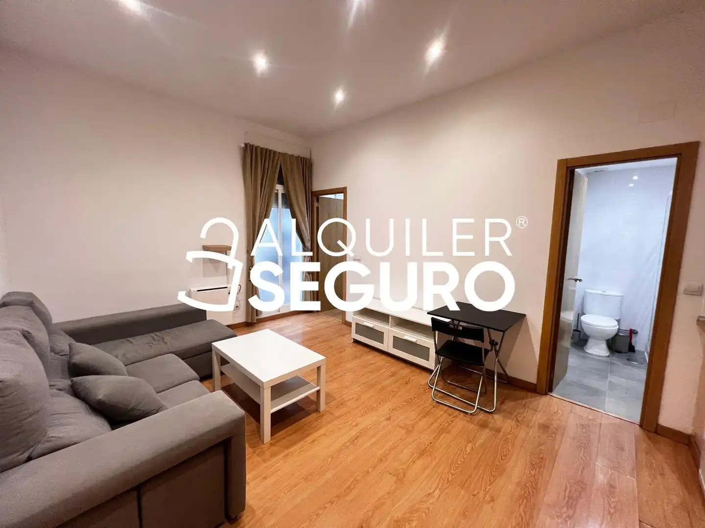 Living room of Flat for rent in Madrid  with Heating and Furnished