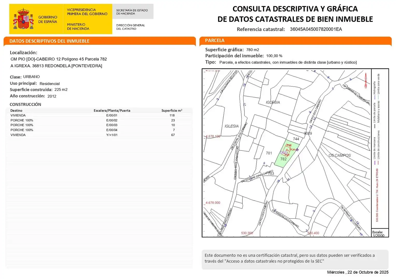 Xalet amb jardí en venda a Calle PIO (DO)-CABEIRO 12, imagen 16