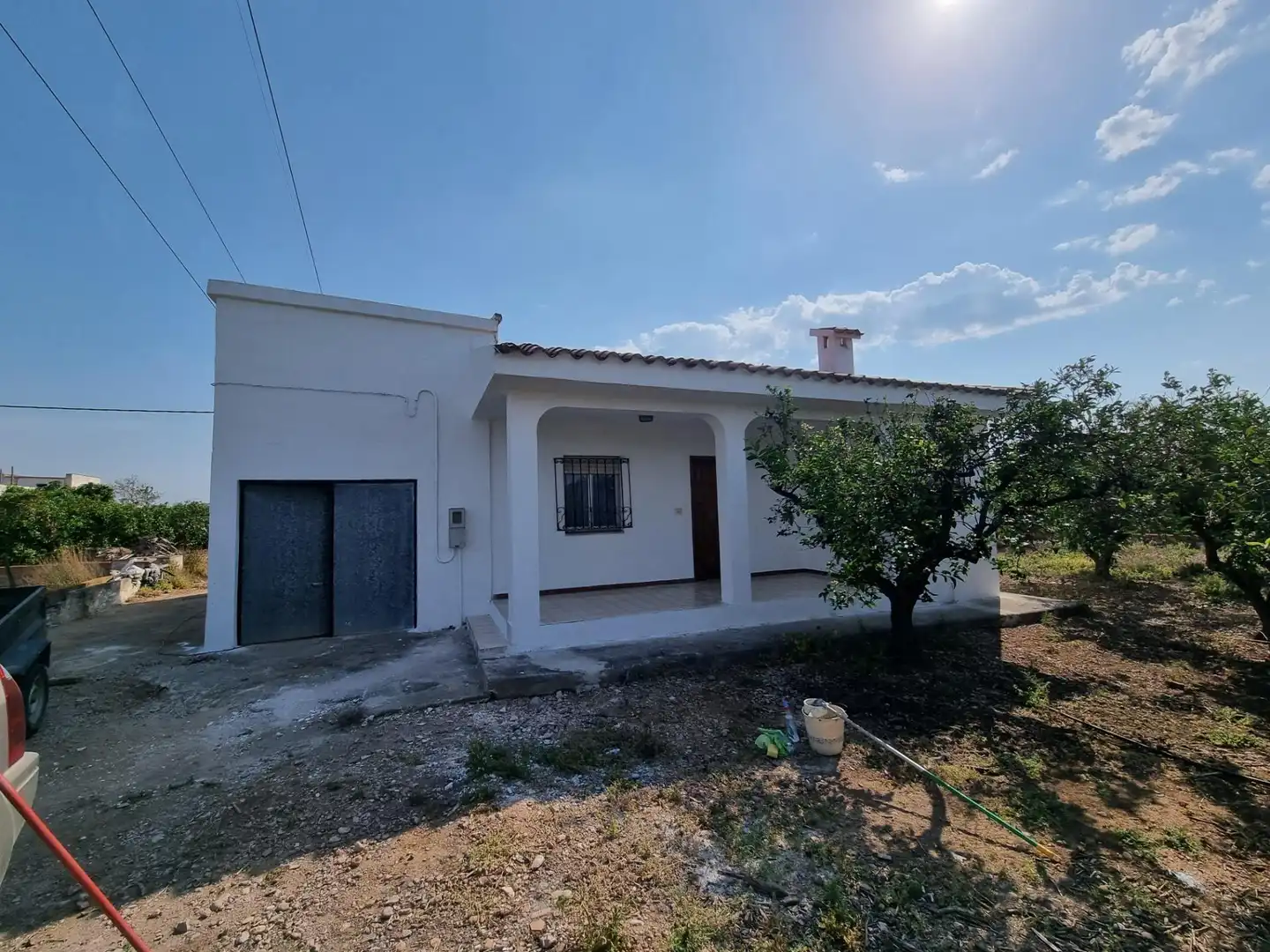 Vista exterior de Finca rústica en venta en Vinaròs con Piscina y Amueblado