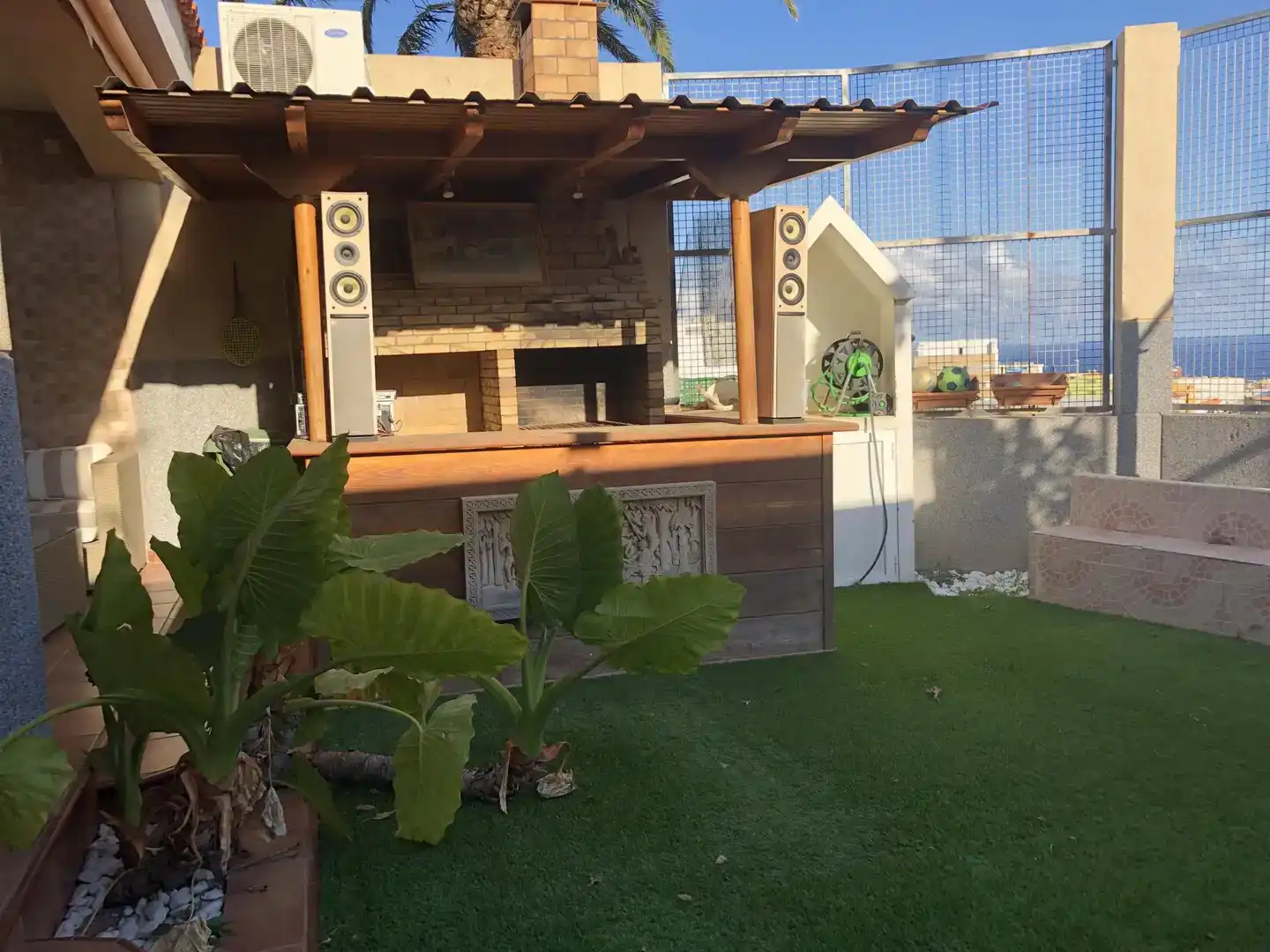Terrassa de Casa o xalet en venda en Ingenio amb Aire condicionat, Jardí privat i Balcó