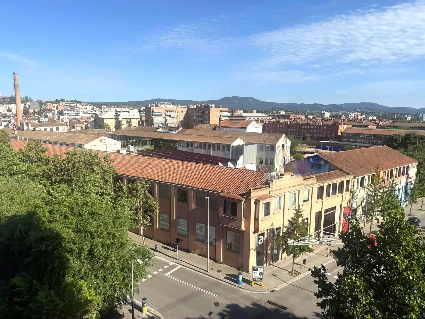 Vista exterior de Pis en venda en Granollers amb Calefacció i Balcó