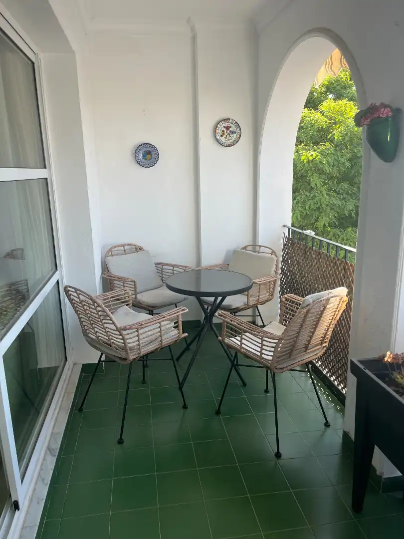 Terrasse von Wohnung zur Miete in Málaga mit Möbliert, Ofen und Waschmaschine